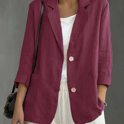 Margaret – Casual Cotton Blazer