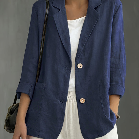 Margaret – Casual Cotton Blazer
