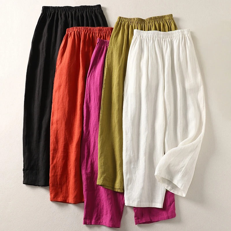 Jorella™ Flowing Cotton and Linen Pants