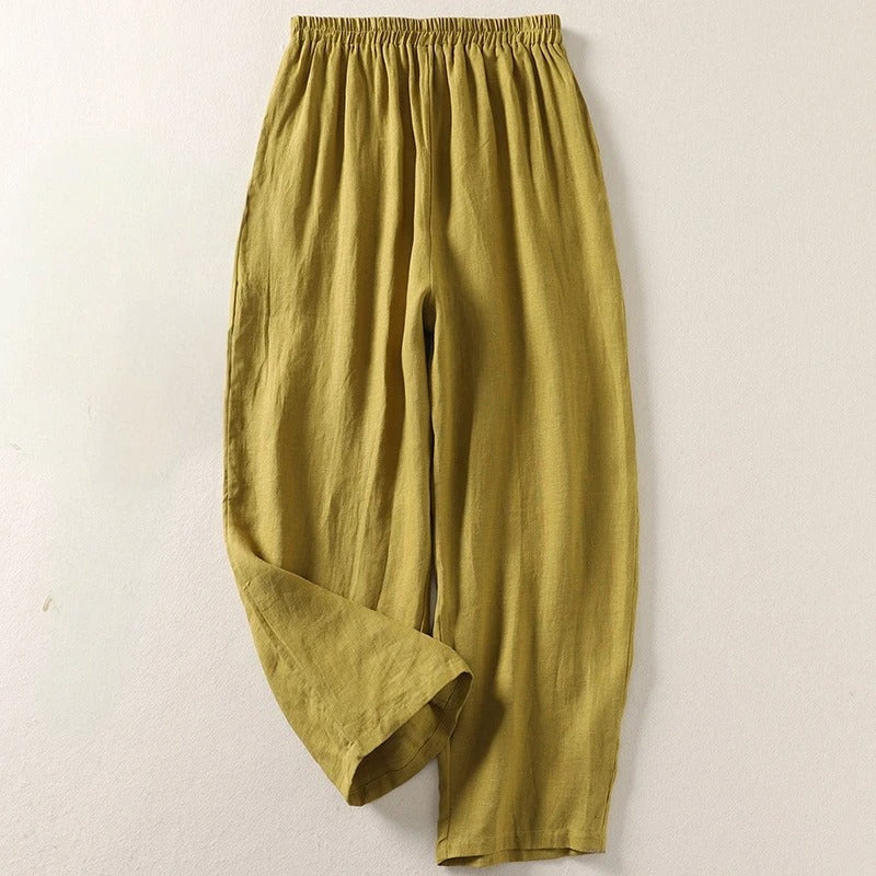 Jorella™ Flowing Cotton and Linen Pants