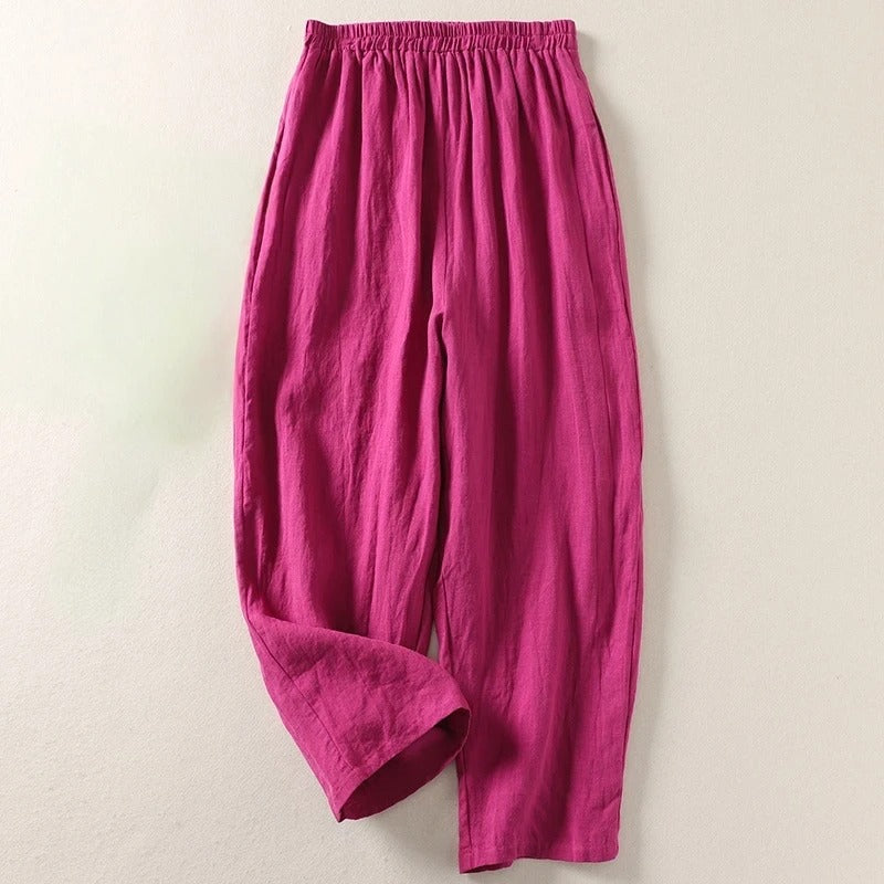 Jorella™ Flowing Cotton and Linen Pants
