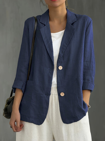 Margaret – Casual Cotton Blazer