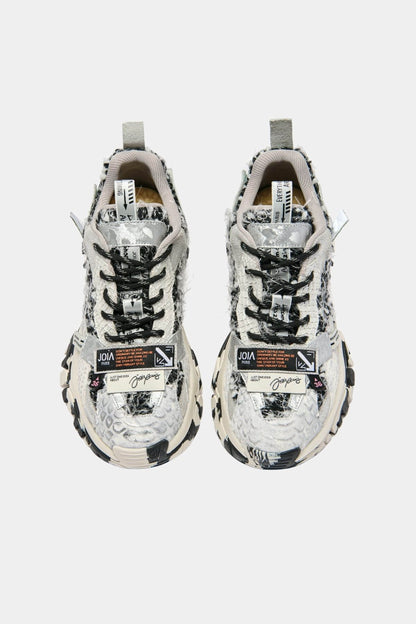 Sneakers Label Bianco e Nero