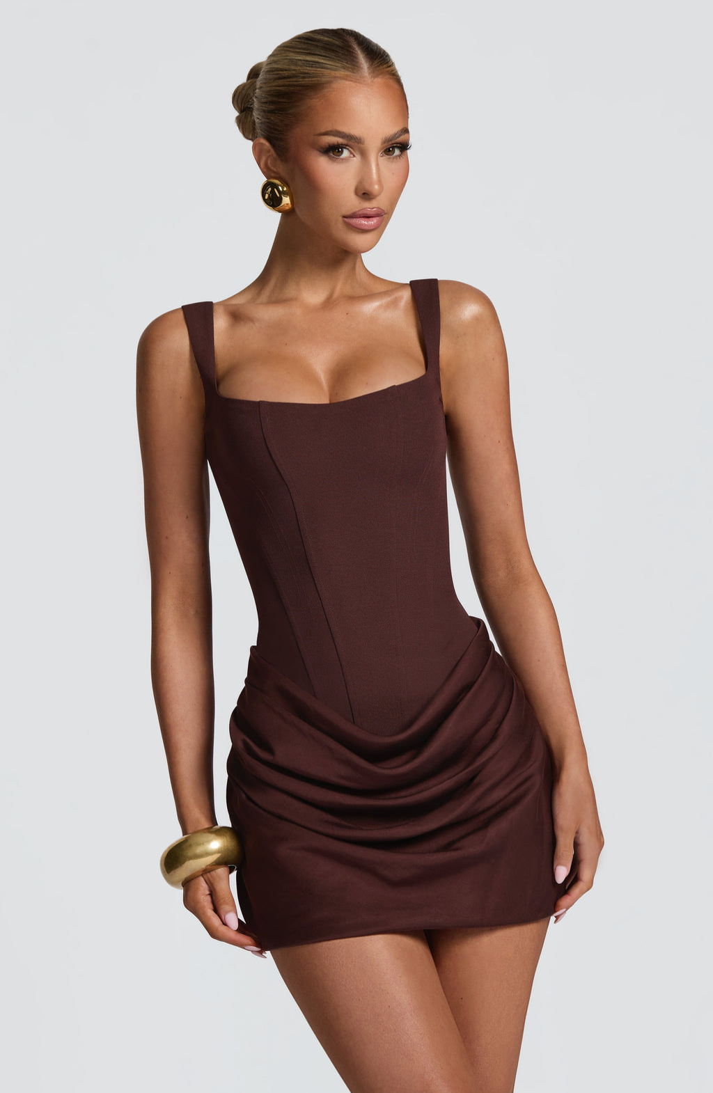Valeria™ | Mini Abito Sculpting con Corsetto e Drappeggio Morbido