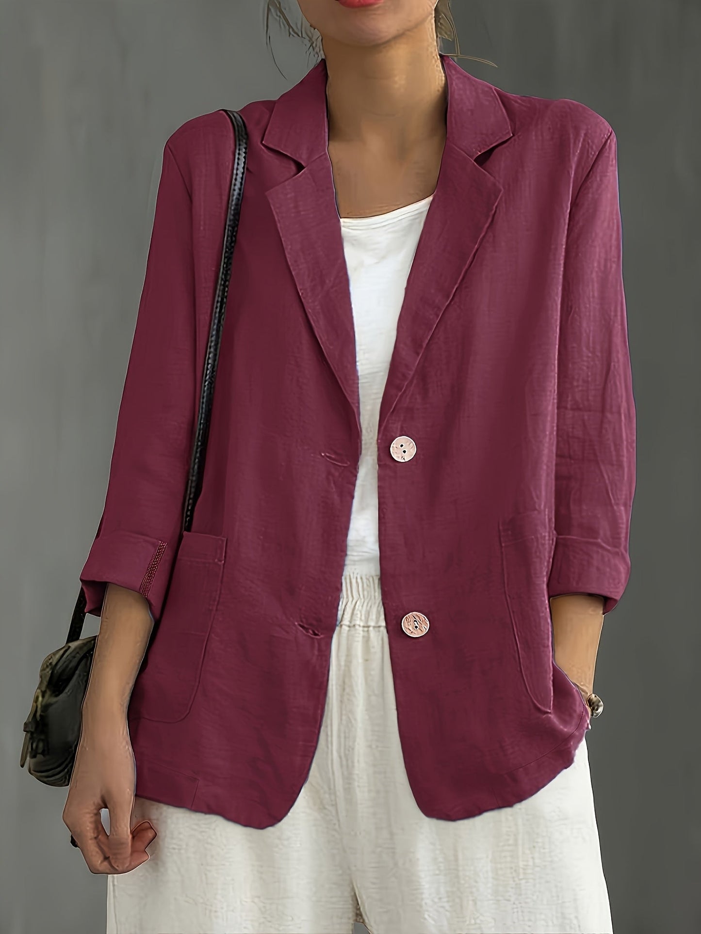 Margaret – Casual Cotton Blazer