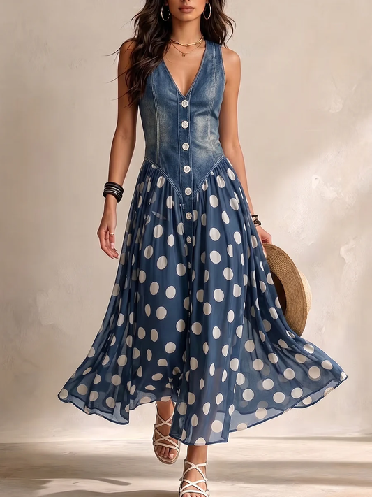 Bianca | Abito midi in chiffon