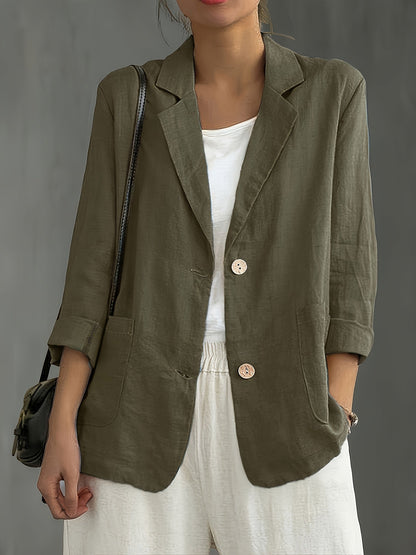 Margaret – Casual Cotton Blazer