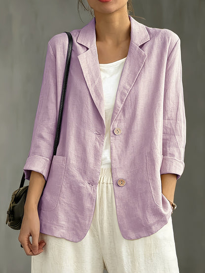 Margaret – Casual Cotton Blazer
