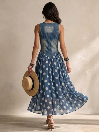 Bianca | Abito midi in chiffon