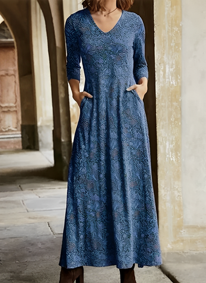 Sophie - Abito vintage a maniche lunghe per donne