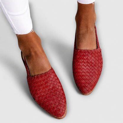 Simone | Mocassini slingback intrecciati