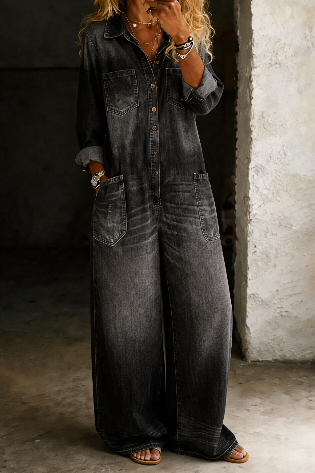 Bianca | SALOPETTE CASUAL IN DENIM