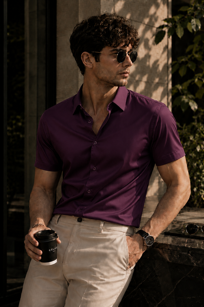 Federico Camicia Corta Uomo