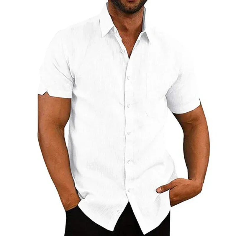 Cesare Camicia Corta Uomo