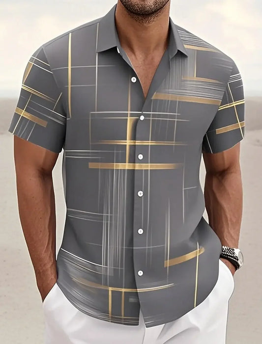 Massimo Camicia Corta Uomo