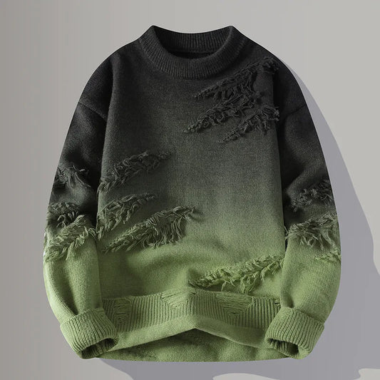 CORVIN DISTRESSED PULLOVER