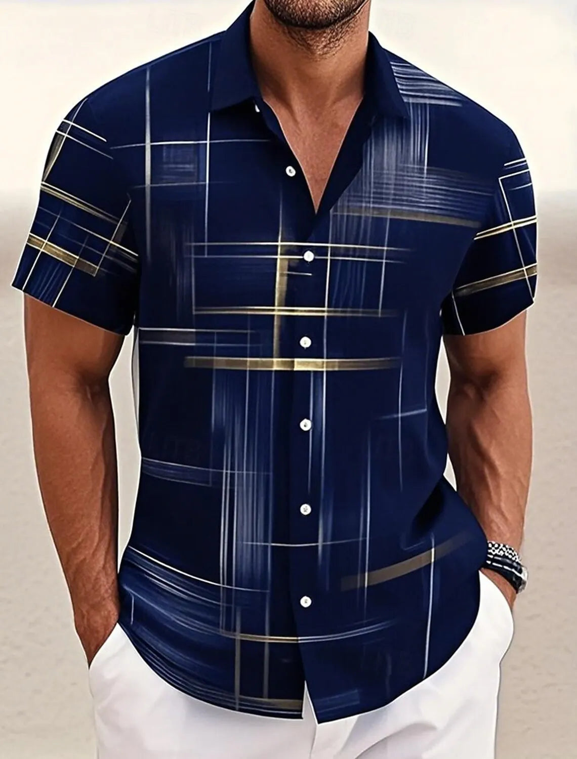 Massimo Camicia Corta Uomo