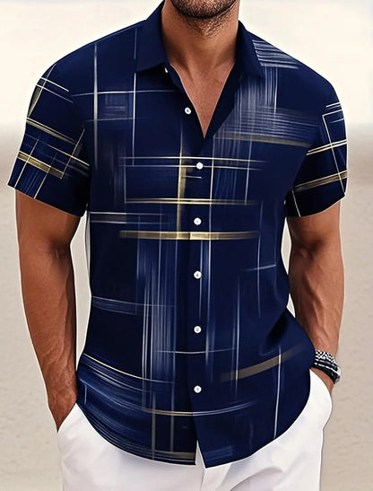 Massimo Camicia Corta Uomo