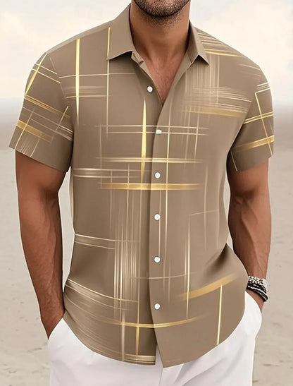 Massimo Camicia Corta Uomo