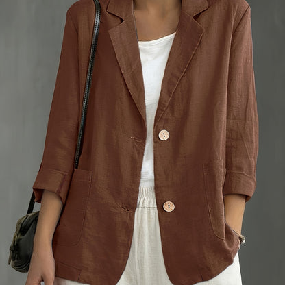 Margaret – Casual Cotton Blazer
