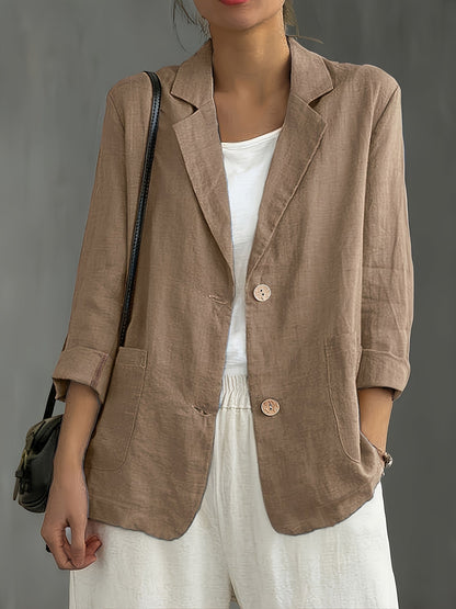 Margaret – Casual Cotton Blazer