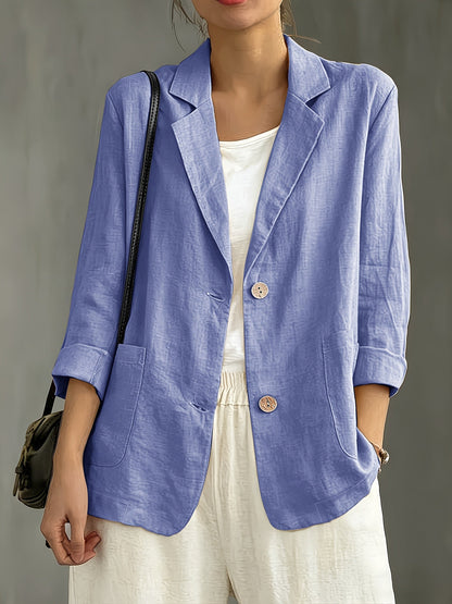 Margaret – Casual Cotton Blazer