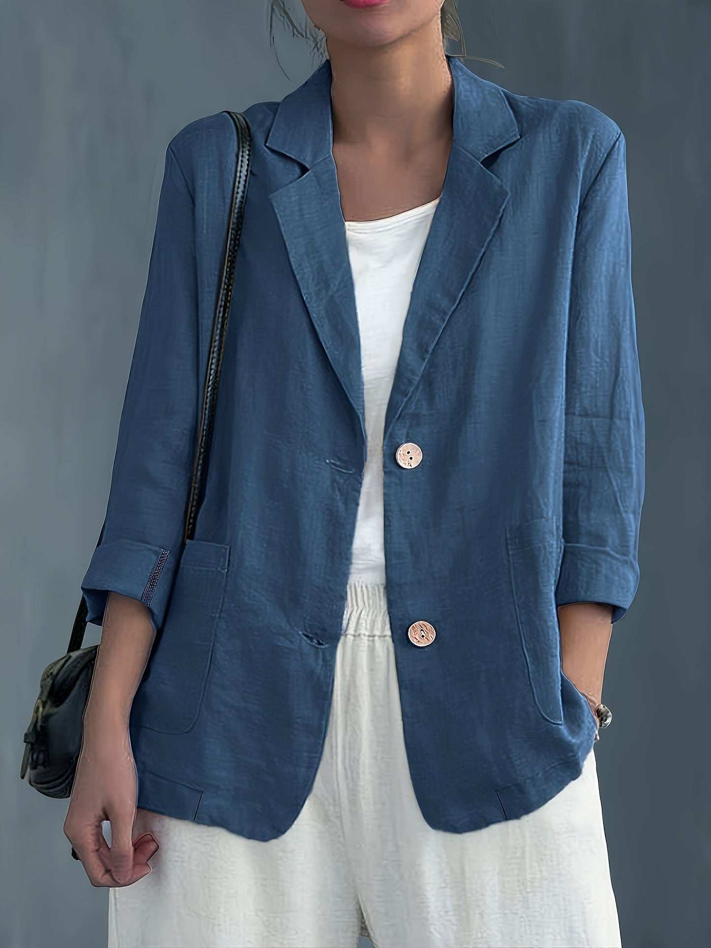 Margaret – Casual Cotton Blazer