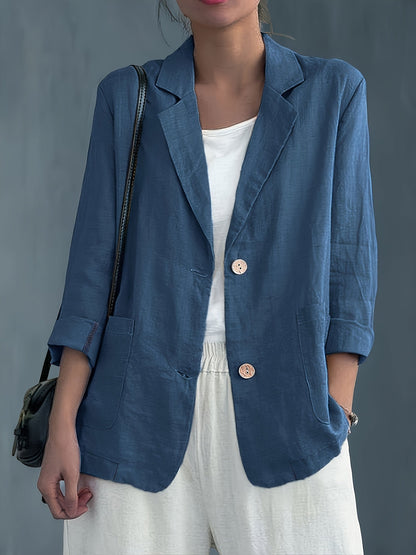 Margaret – Casual Cotton Blazer