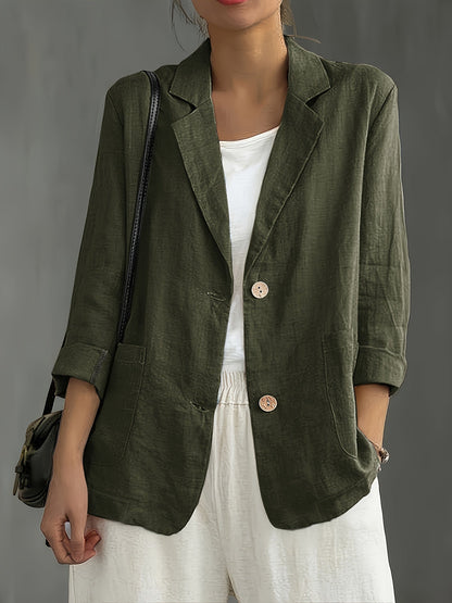 Margaret – Casual Cotton Blazer