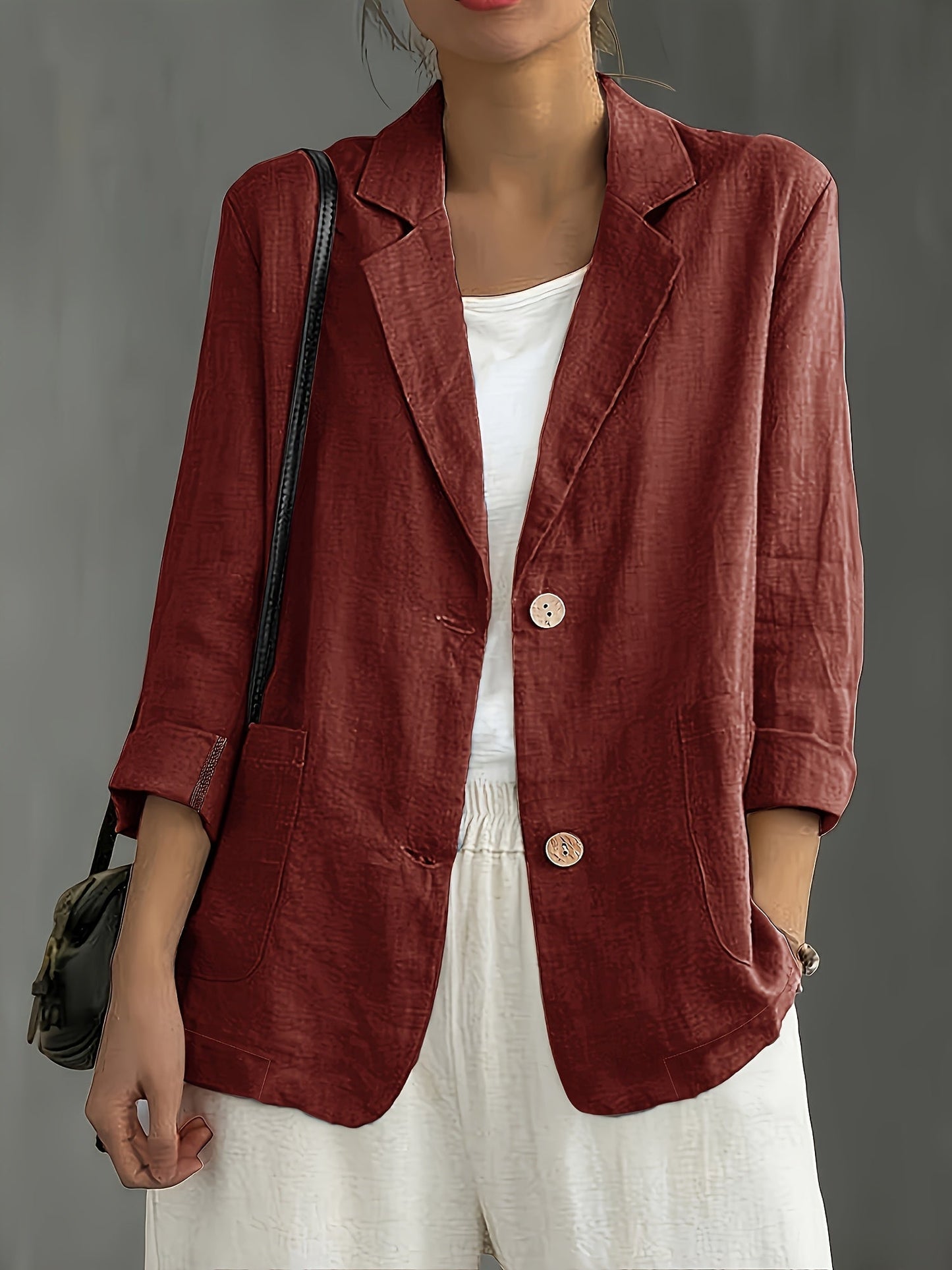 Margaret – Casual Cotton Blazer