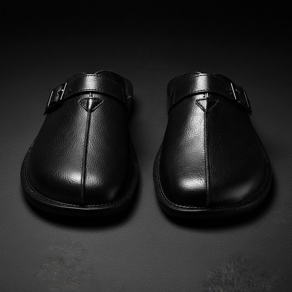 Riccardo Leather Mules