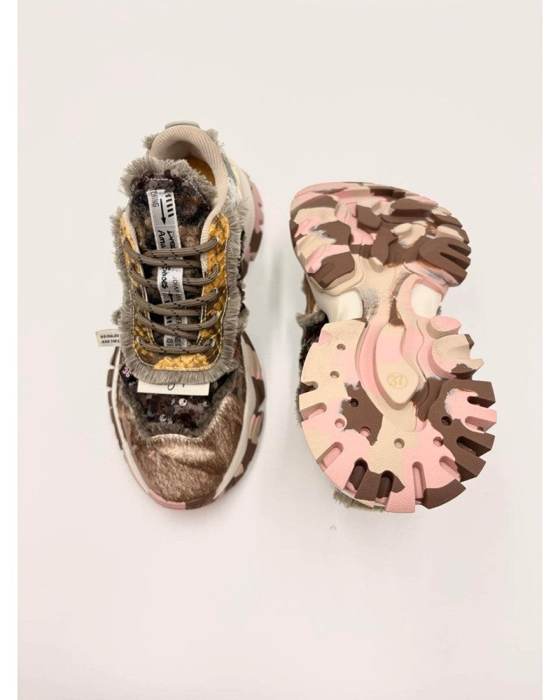 Sneakers Label Bianco e Nero